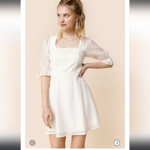 White Daisy Dress